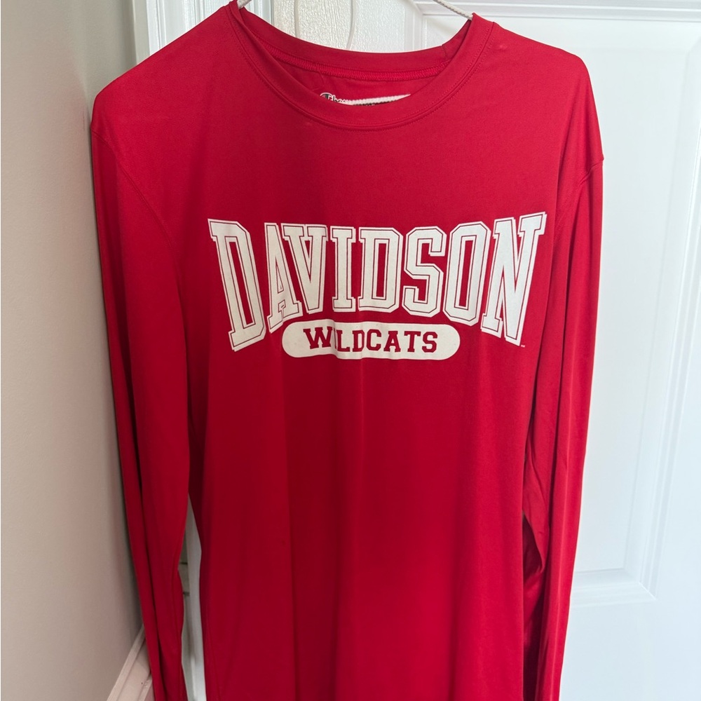 Davidson Wildcats Red Long Sleeve Shirt